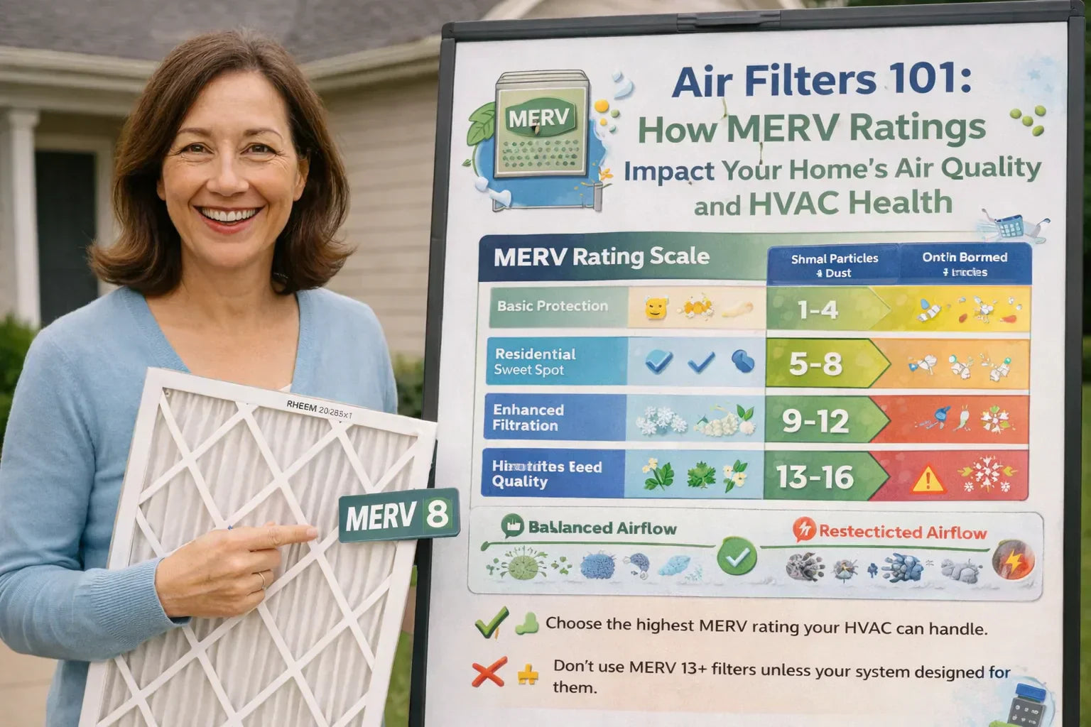 Air Filters 101 How MERV Ratings Impact Your Home’s Air Quality and HVAC Health