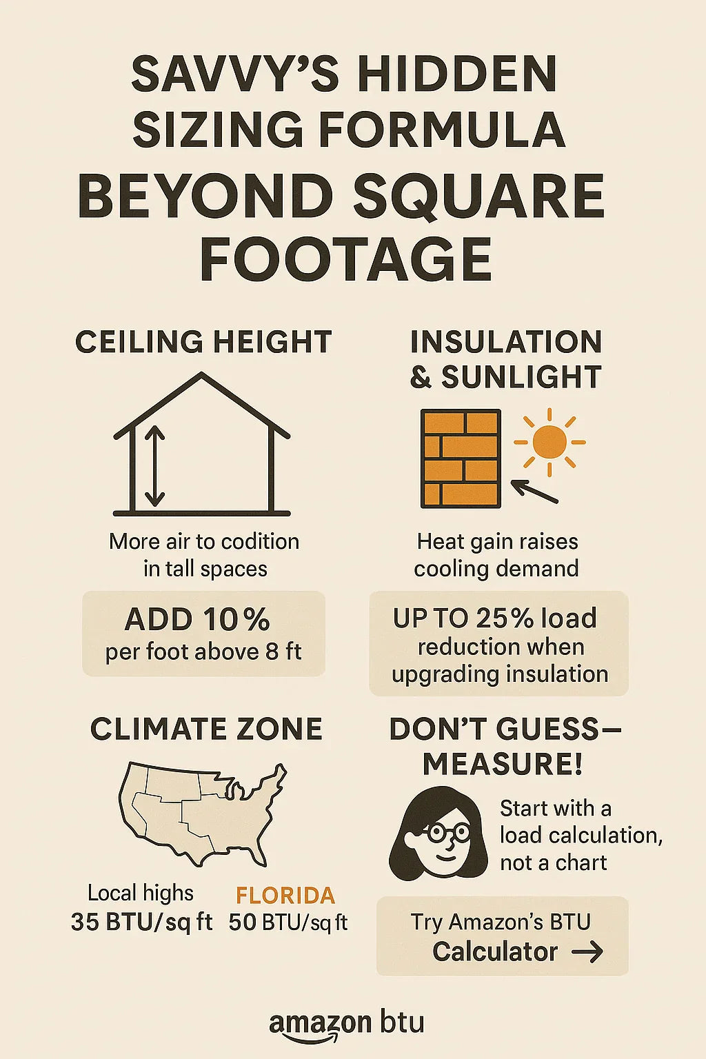 Beyond Square Footage — The Hidden Factors That Affect Your Sizing Math