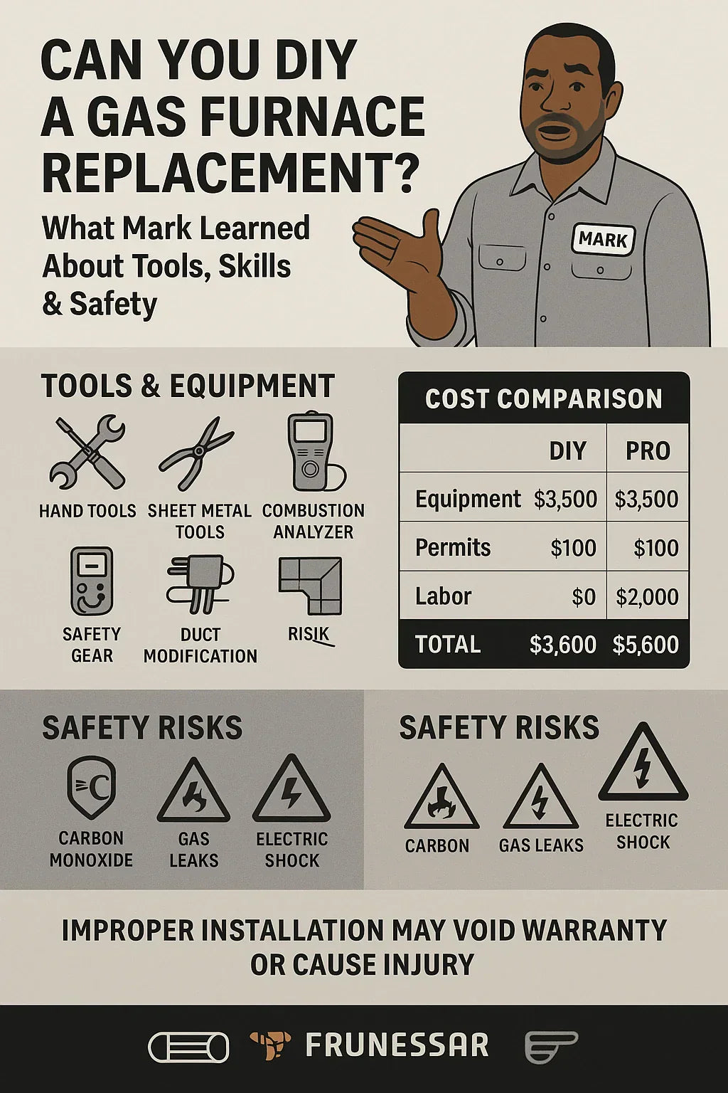 Can You DIY a Gas Furnace Replacement What Mark Learned About Tools, Skills & Safety