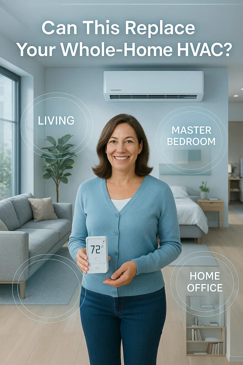 Can a 3-Zone MRCOOL System Replace Your Whole-House HVAC