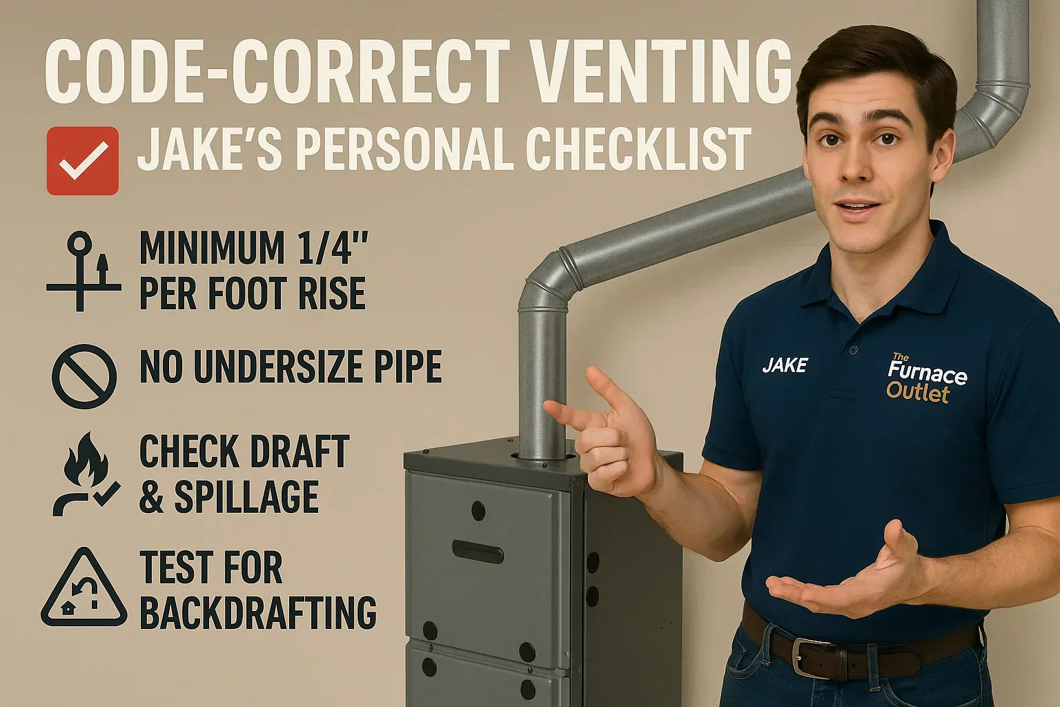 Code-Correct Venting Jake’s Personal Checklist for Safe Draft, Proper Rise, and Zero-Backdrafting on 80% Units