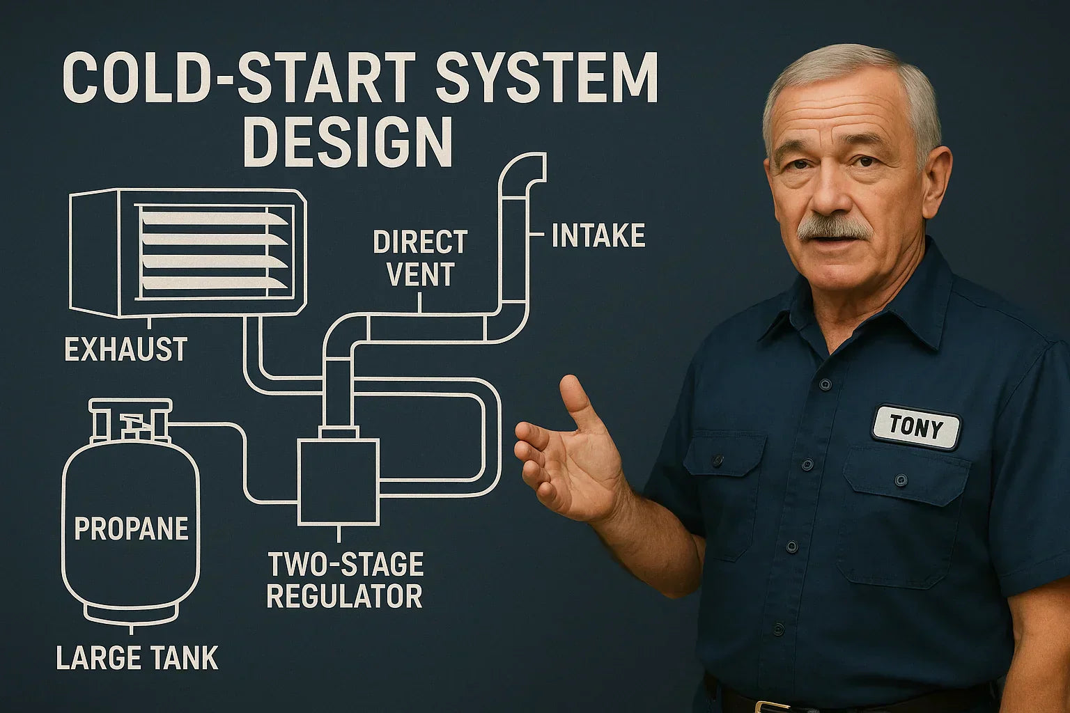 Cold Starts Are System Design Failures — How Tony Keeps Propane Heaters Lighting in Freezing Weather