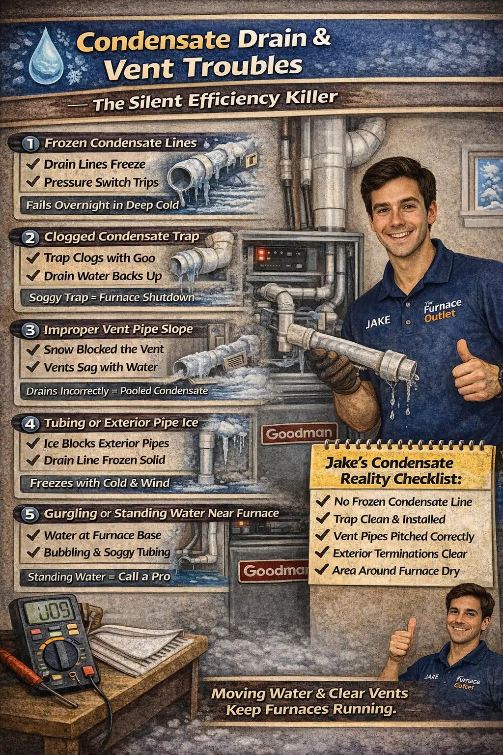 Condensate Drain & Vent Troubles The Silent Efficiency Killer