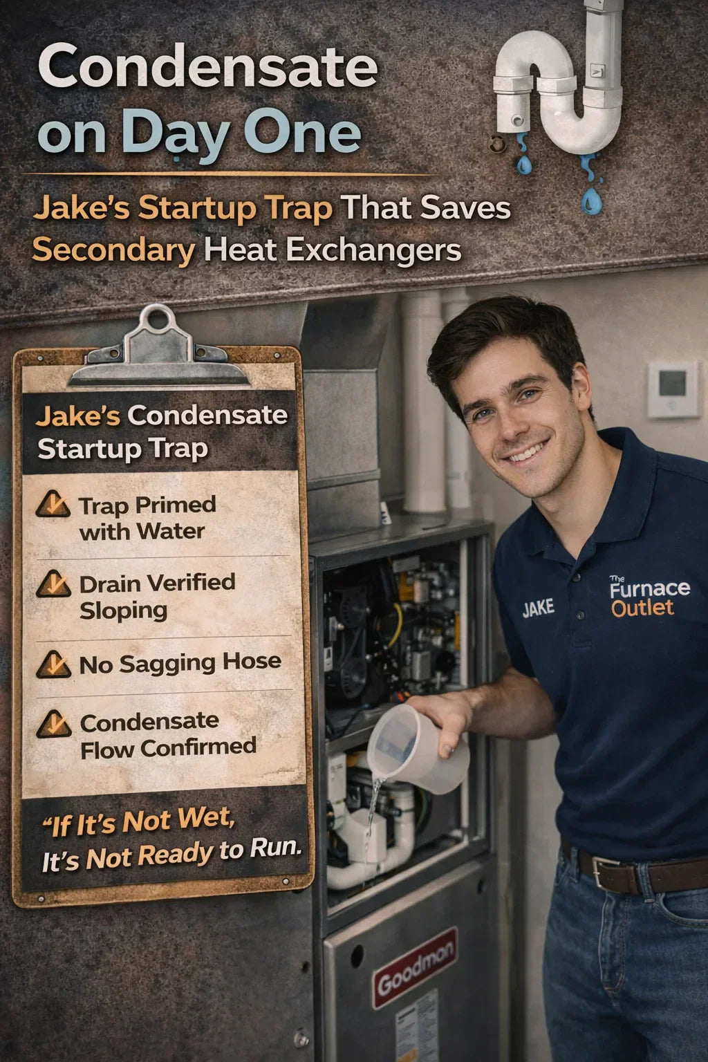 Condensate on Day One Jake’s Startup Trap That Saves Secondary Heat Exchangers