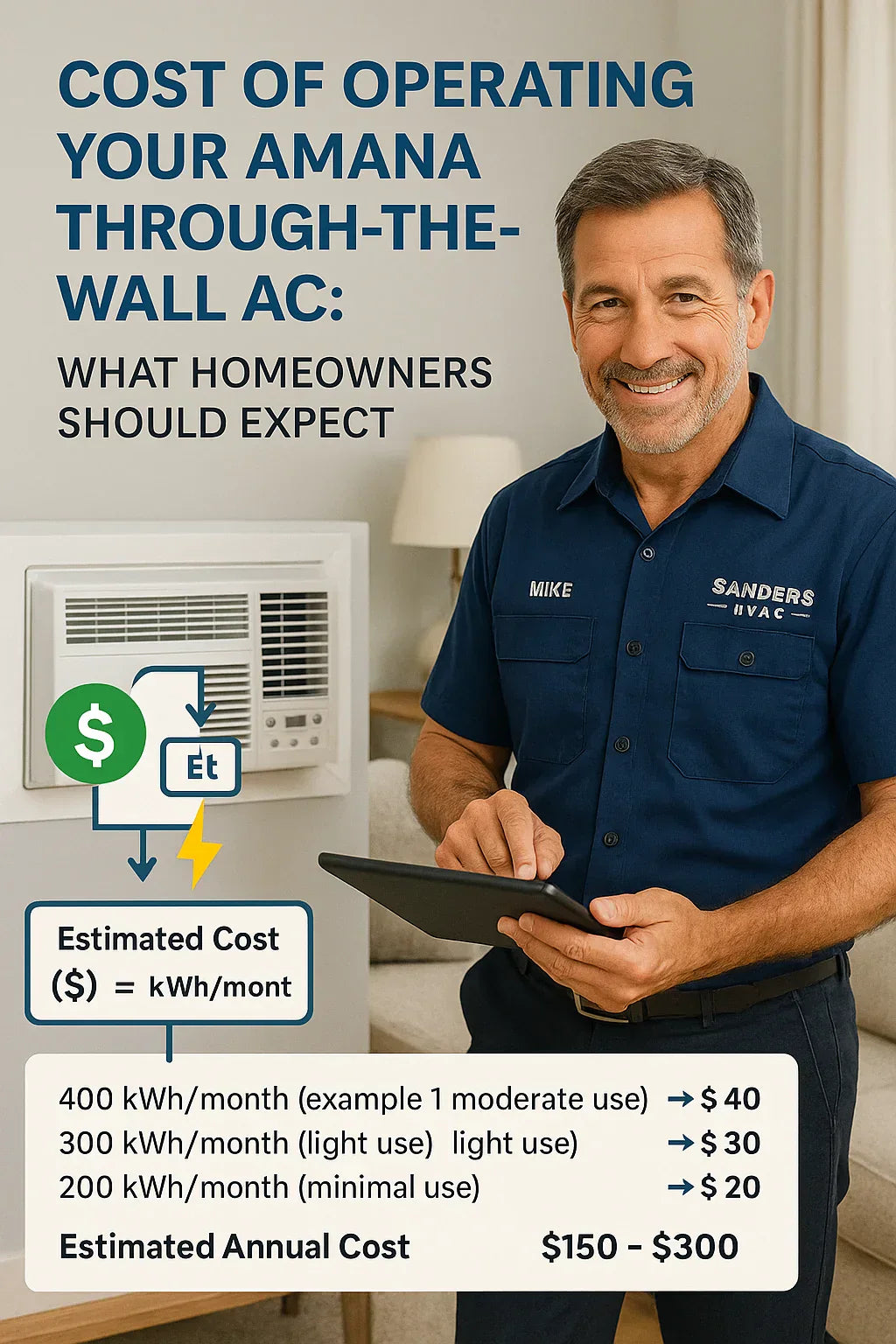 Cost of Operating Your Amana Through-the-Wall AC What Homeowners Should Expect