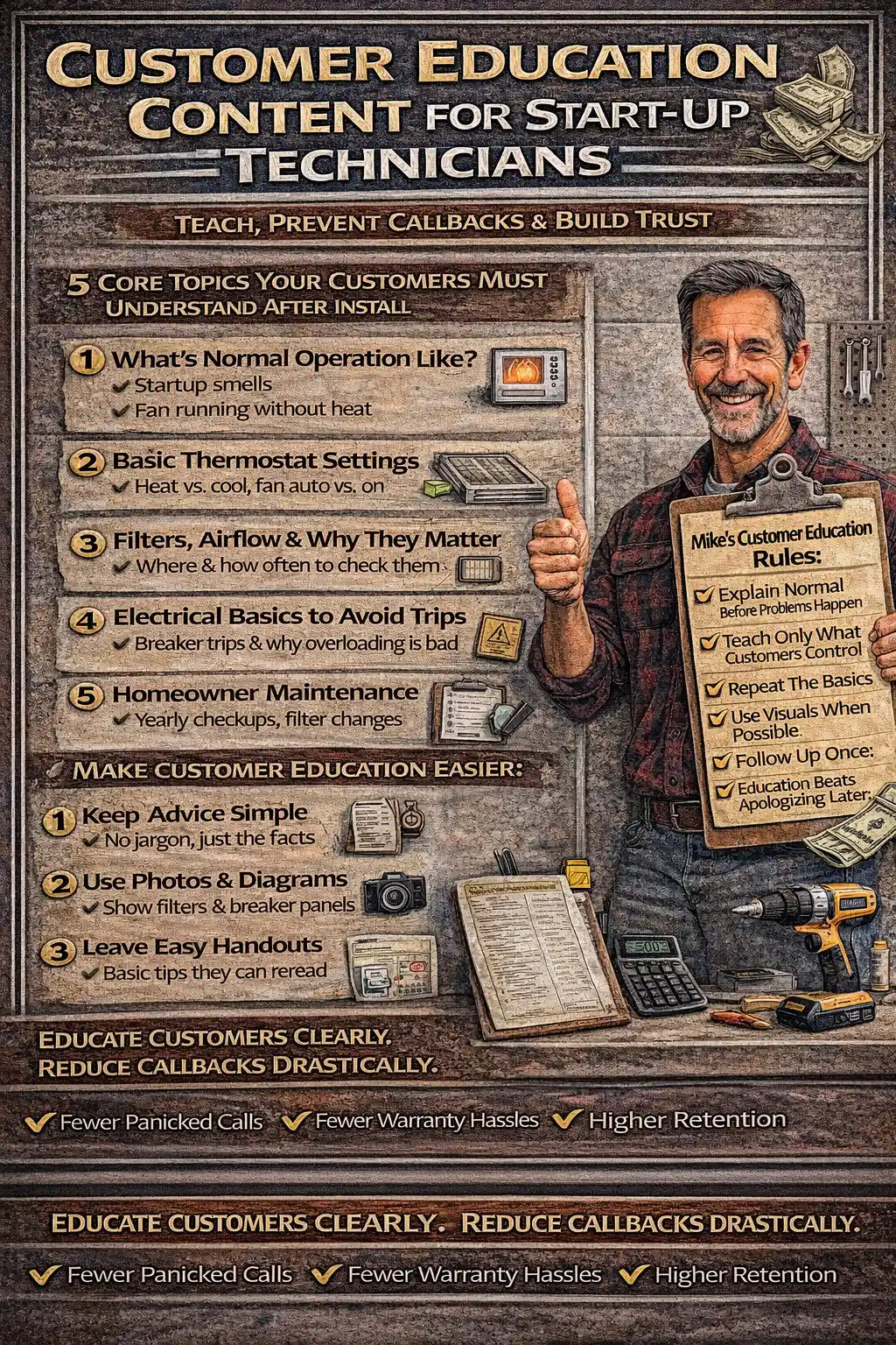 Customer Education Content for Start-Up Technicians