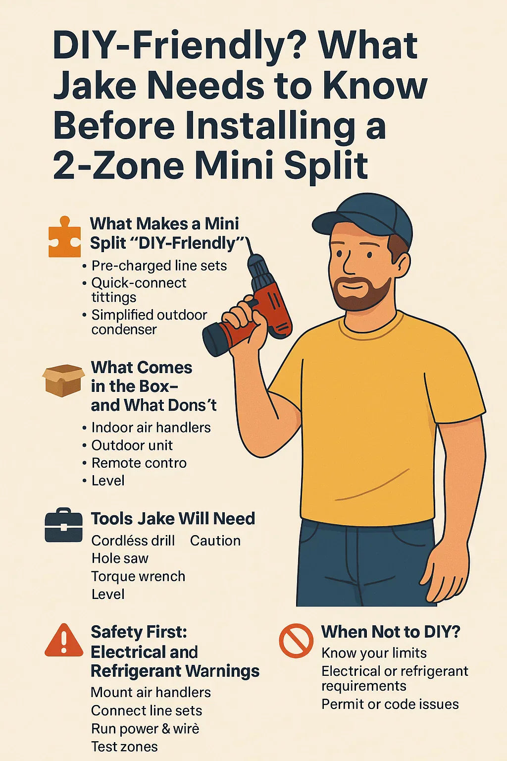 DIY-Friendly What Jake Needs to Know Before Installing a 2-Zone Mini Split