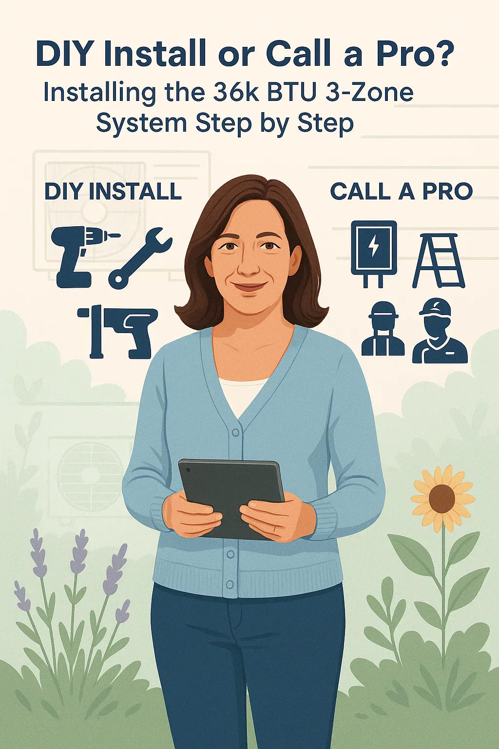 DIY Install or Call a Pro Installing the 36k BTU 3-Zone System Step by Step