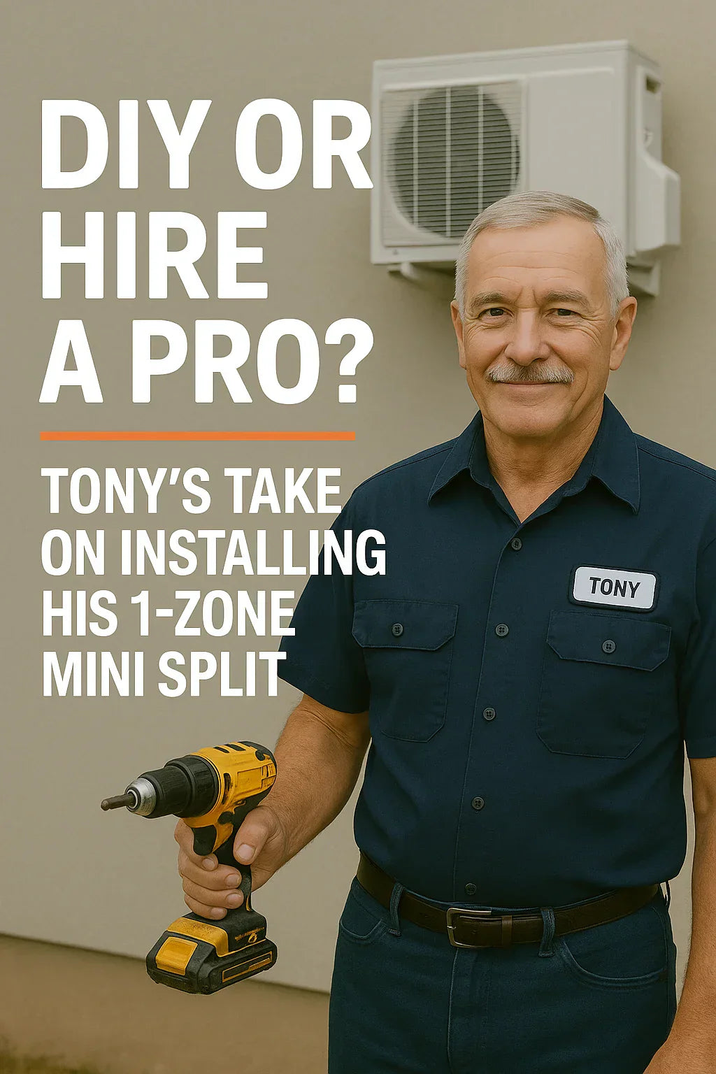 DIY or Hire a Pro? Tony’s Take on Installing His 1-Zone Mini Split