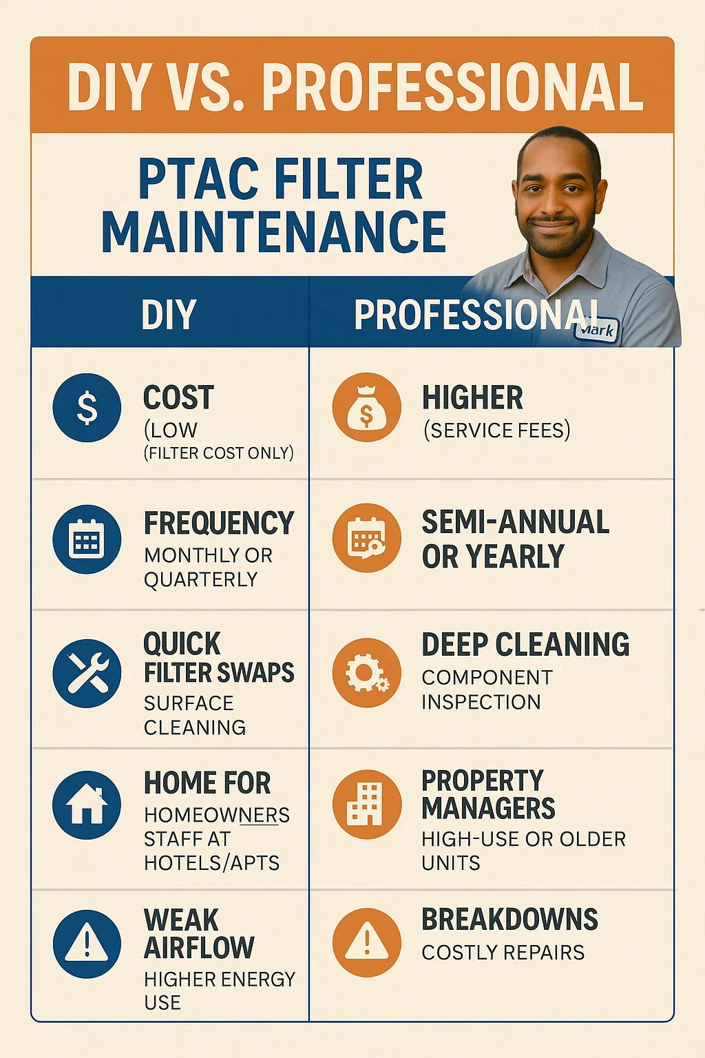 DIY vs. Professional Filter Maintenance What’s Best for Your PTAC Units