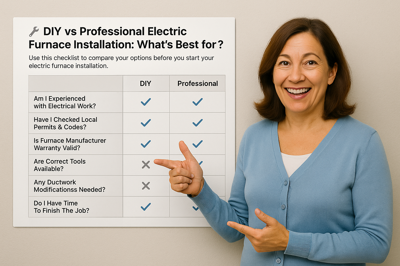 DIY vs Professional Electric Furnace Installation: What’s Best for You?