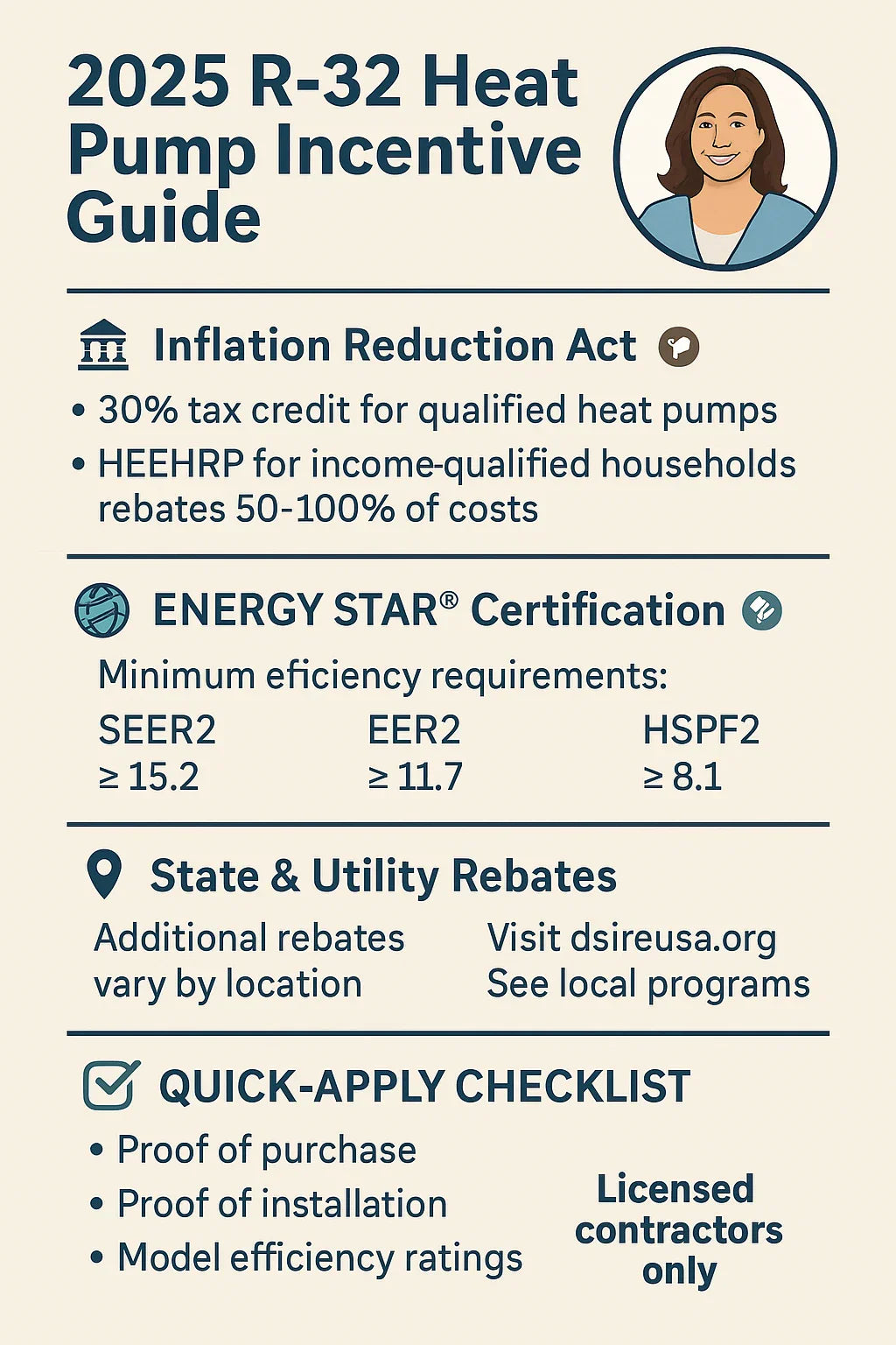 Do 3-Ton R-32 Heat Pumps Qualify for Energy Rebates or Tax Credits in 2025
