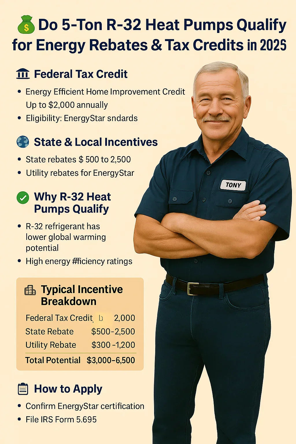 Do 5-Ton R-32 Heat Pumps Qualify for Energy Rebates & Tax Credits in 2025