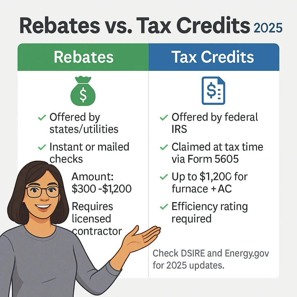 Do 60,000 BTU Furnace + AC Systems Qualify for Energy Rebates or Tax Credits in 2025