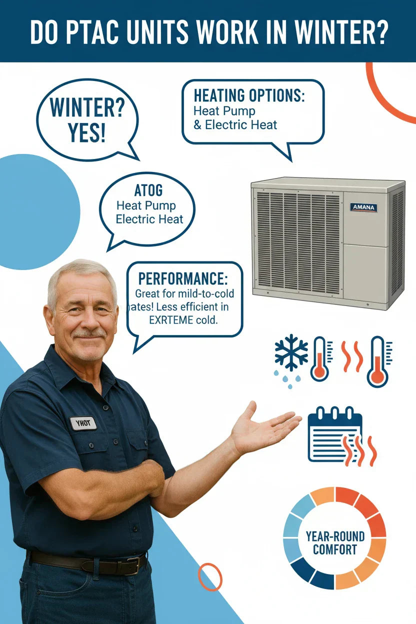 Do PTAC Units Work in the Winter Heating Options and Year-Round Comfort