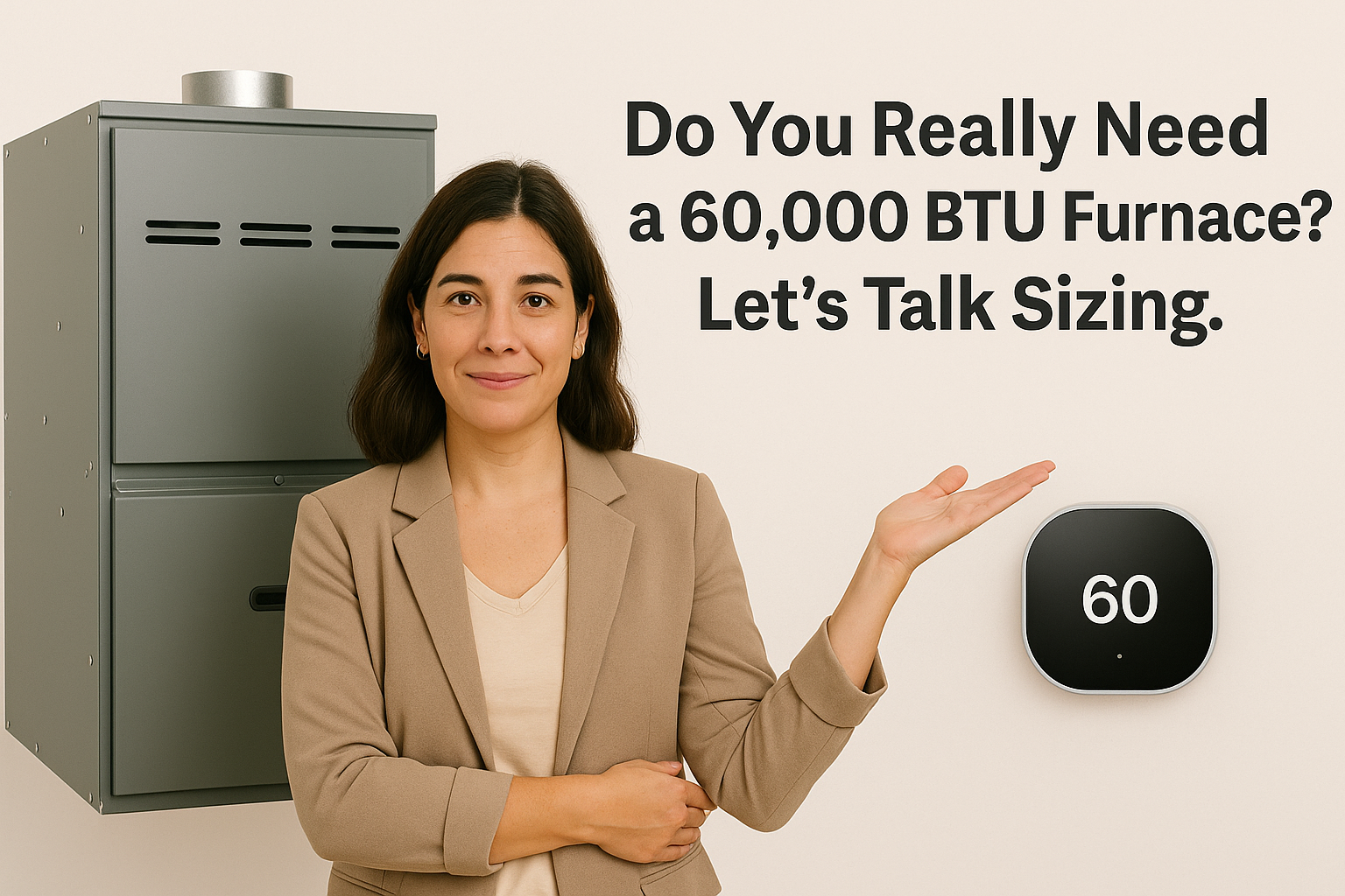 Do You Really Need a 60,000 BTU Furnace? Let’s Talk Sizing.