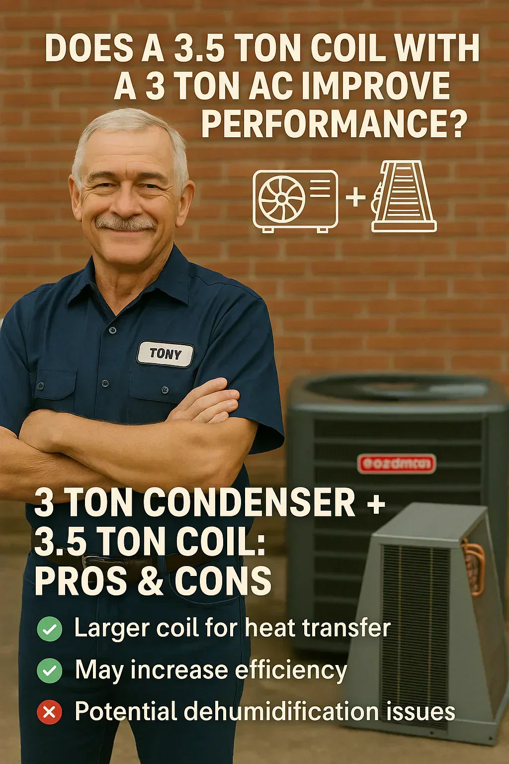 Does a 3.5 Ton Coil with a 3 Ton AC Improve Performance? Matching System Components