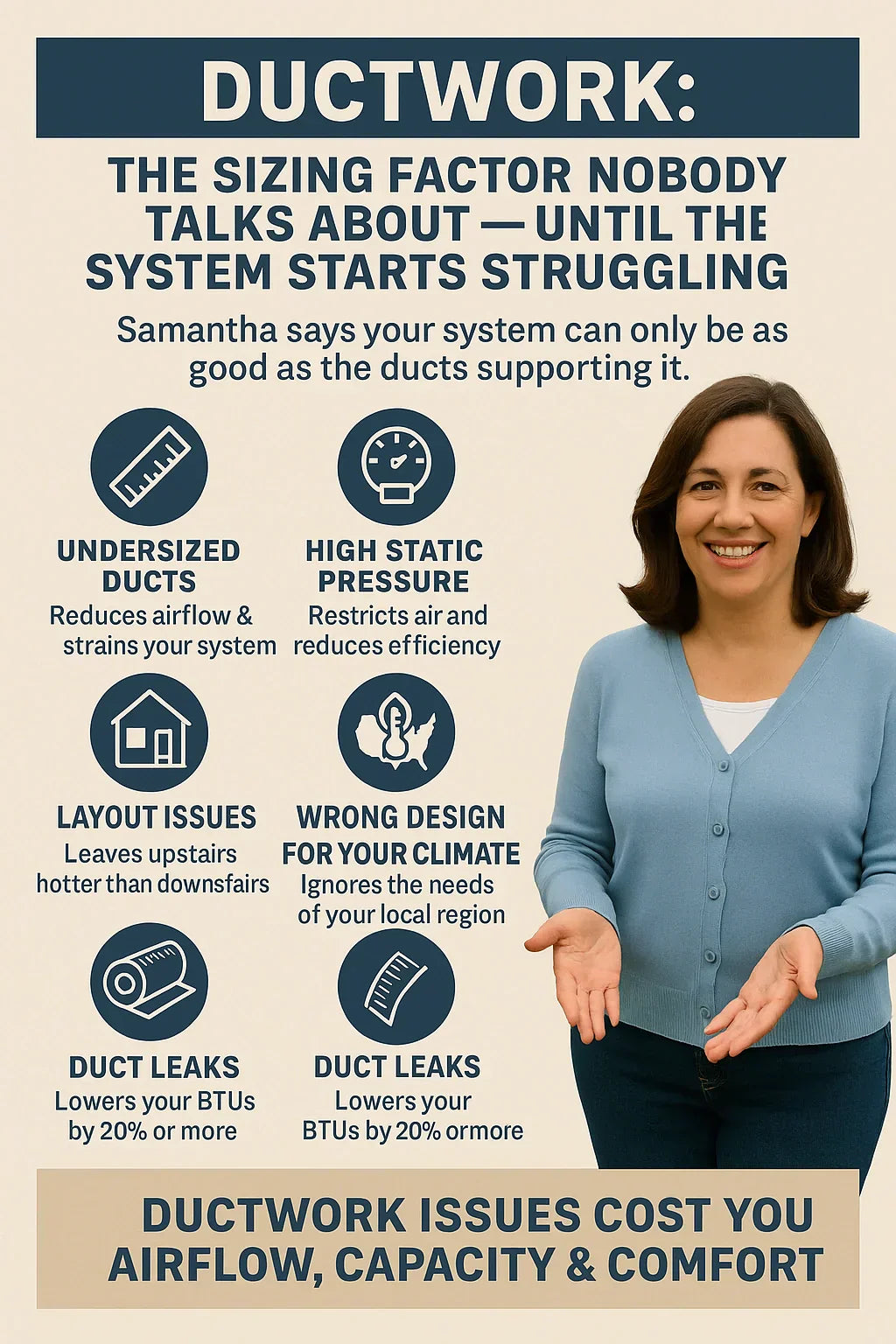 Ductwork The Sizing Factor Nobody Talks About — Until Their System Starts Struggling