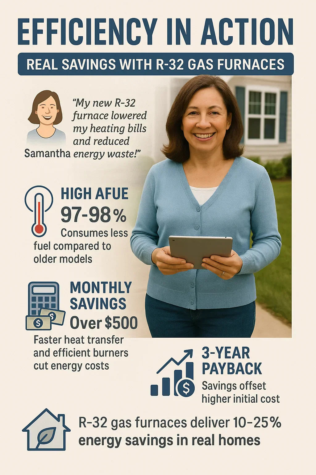 Efficiency in Action — How R-32 Gas Furnaces Deliver Real-World Energy Savings