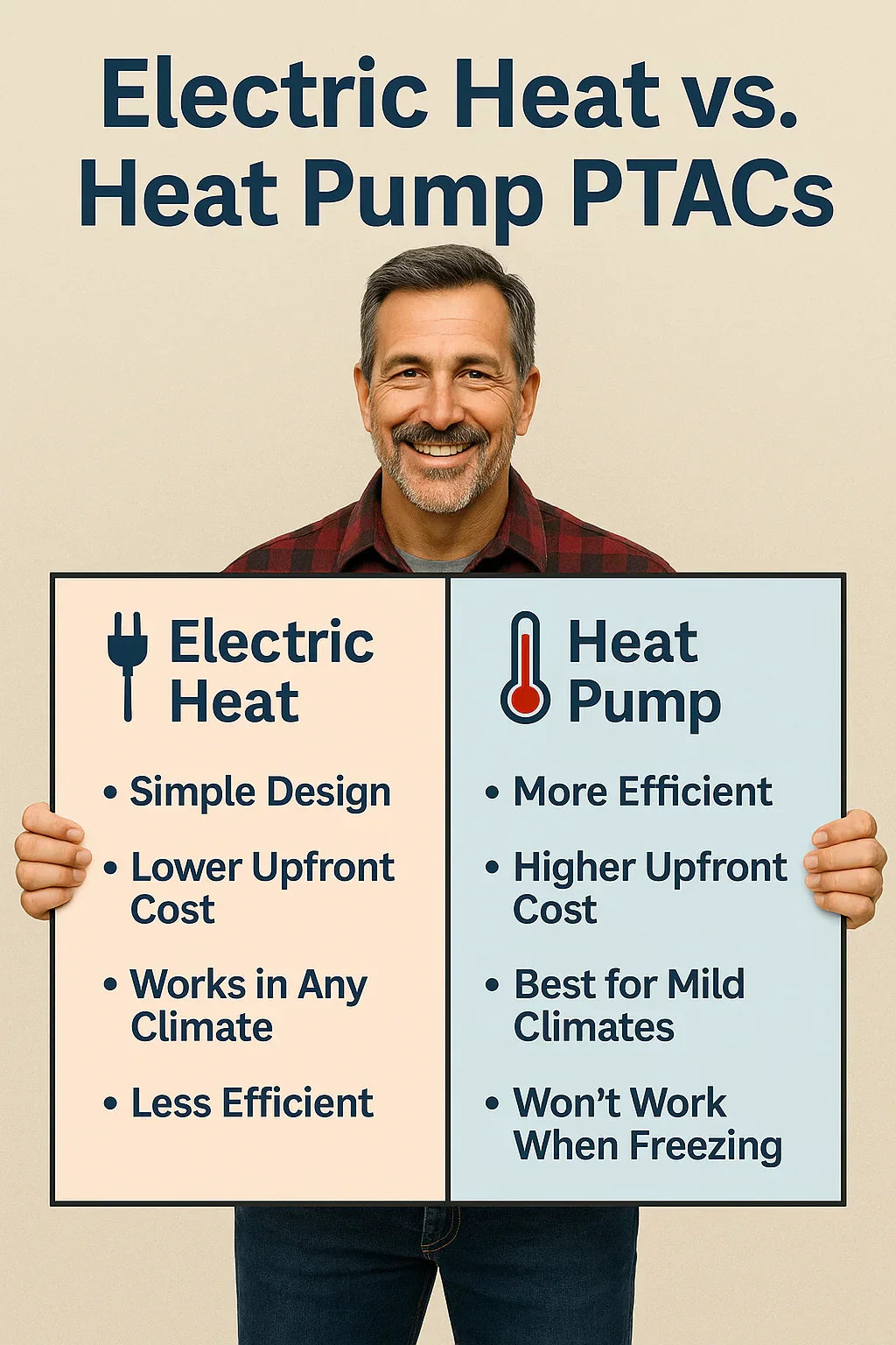 Electric Heat vs. Heat Pump PTACs Which One Makes More Sense for Your Space