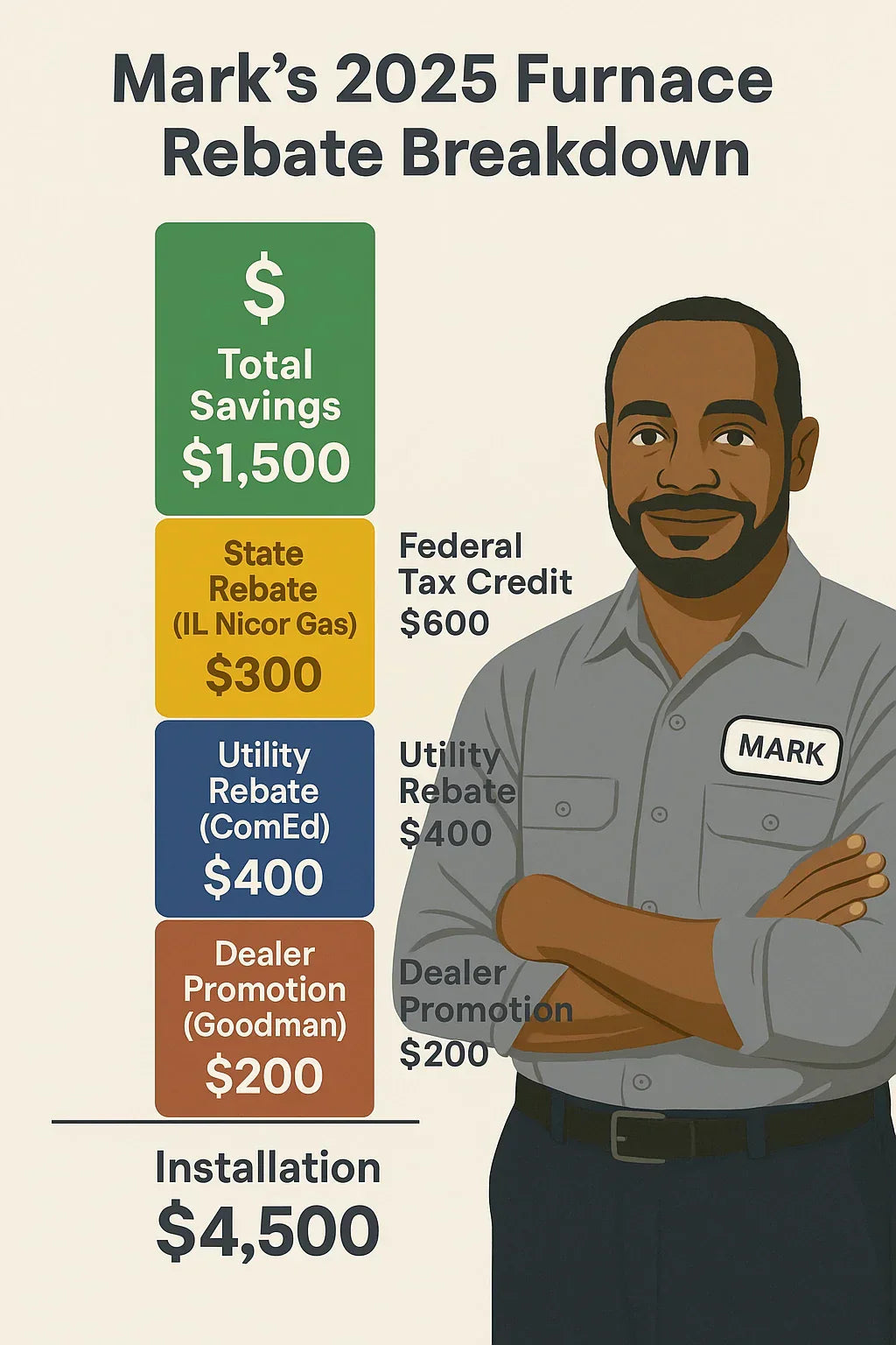 Energy Rebates and Tax Credits for 96% AFUE Furnaces in 2025