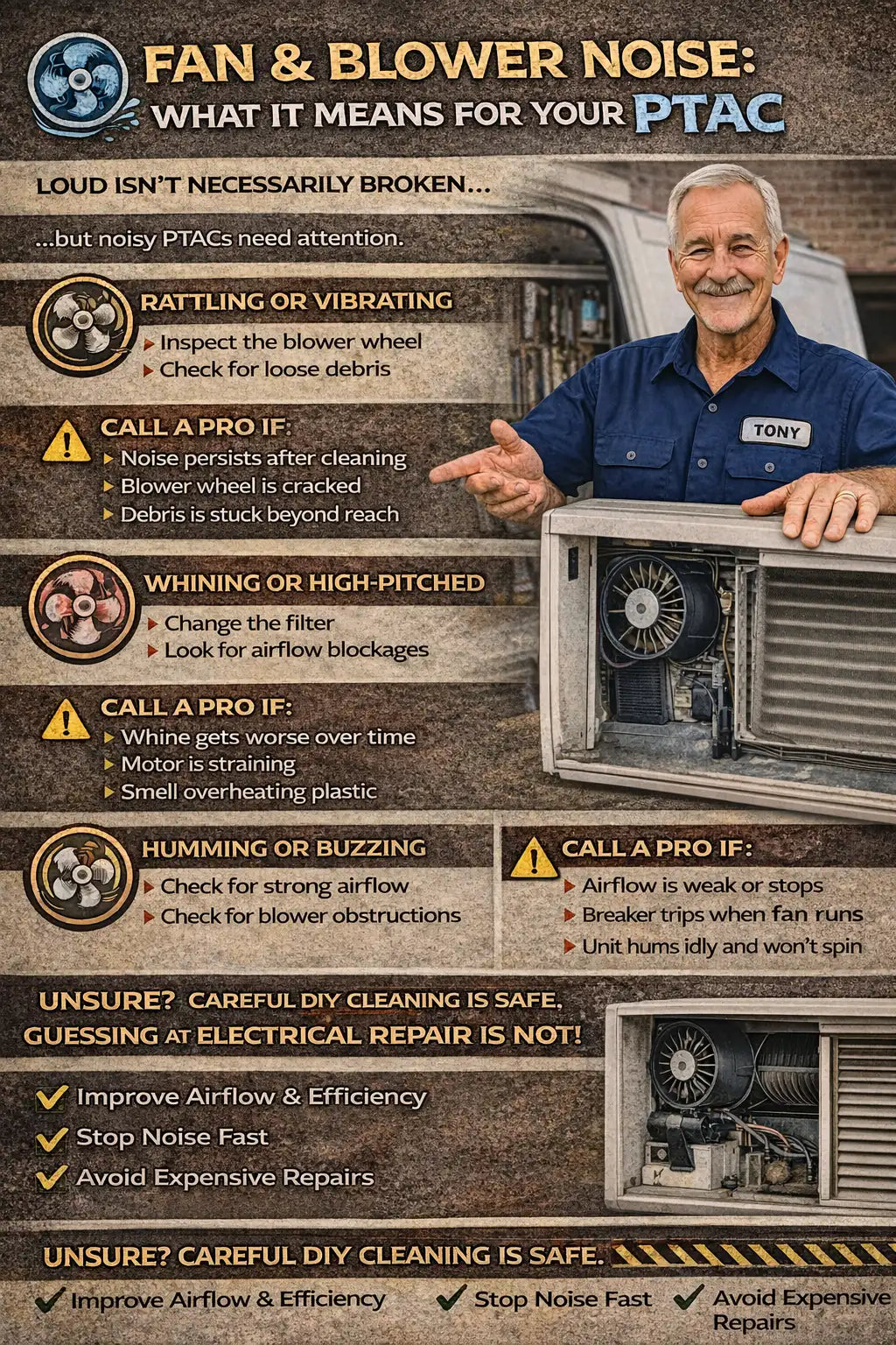 Preventive maintenance to avoid overheating