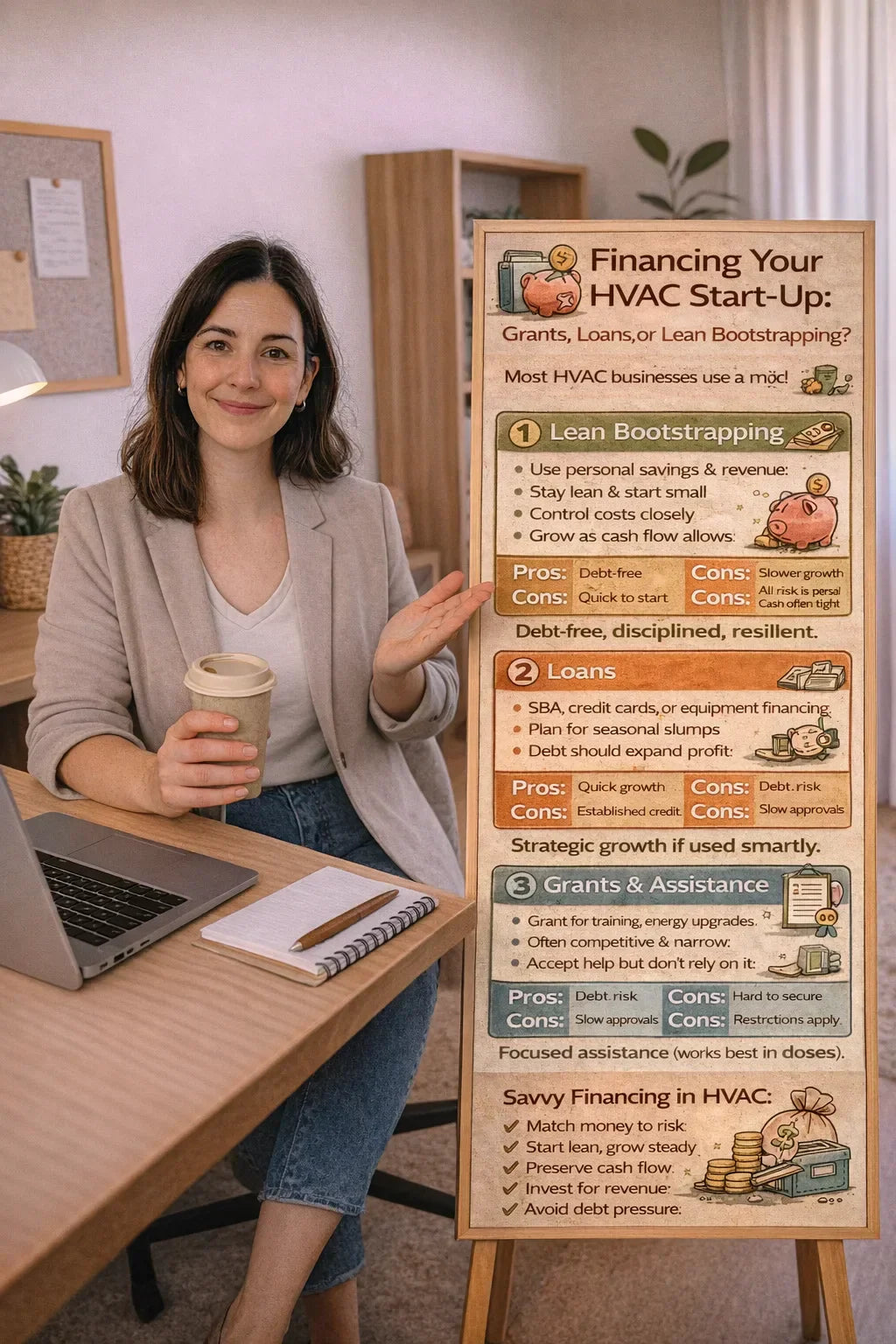 Financing Your HVAC Start-up Grants, Loans, or Lean Bootstrapping