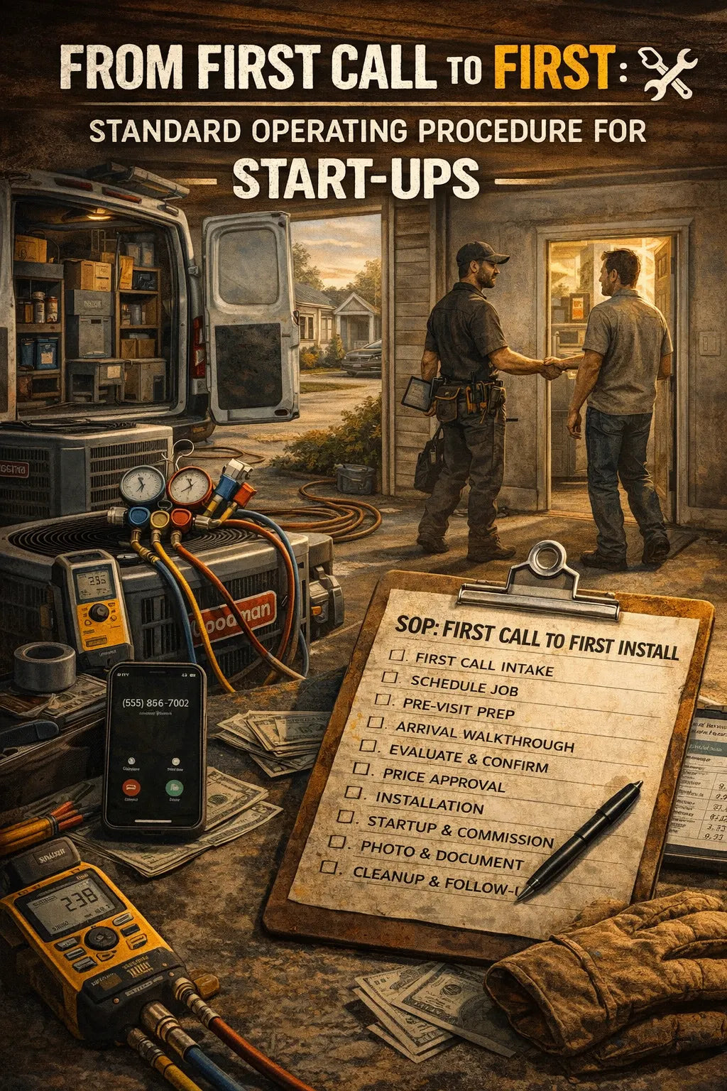 From First Call to First Install: Standard Operating Procedure for Start-Ups