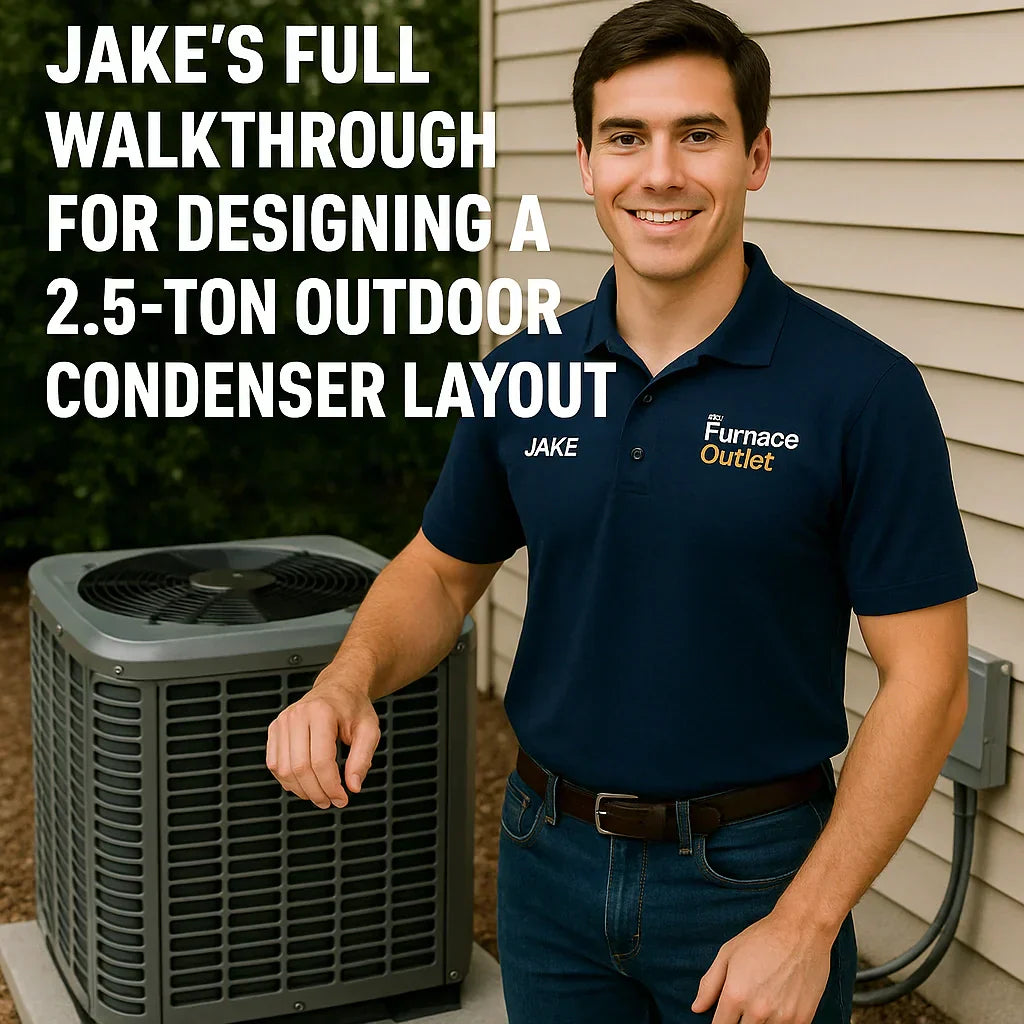 From Pad to Panel: Jake’s Full Walkthrough for Designing a 2.5-Ton Outdoor Condenser Layout