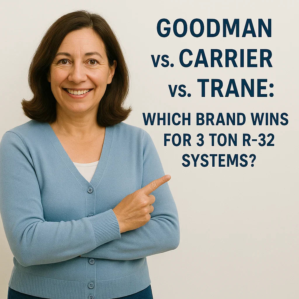 Goodman vs. Carrier vs. Trane Which Brand Wins for 3 Ton R-32 Systems