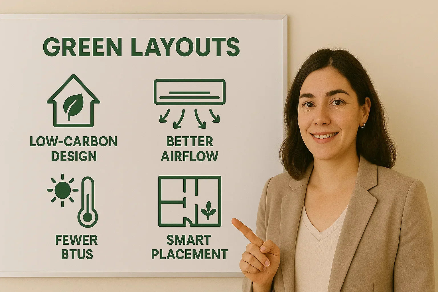 Green Layouts — How to Design Low-Carbon Comfort With Fewer BTUs and Better Airflow