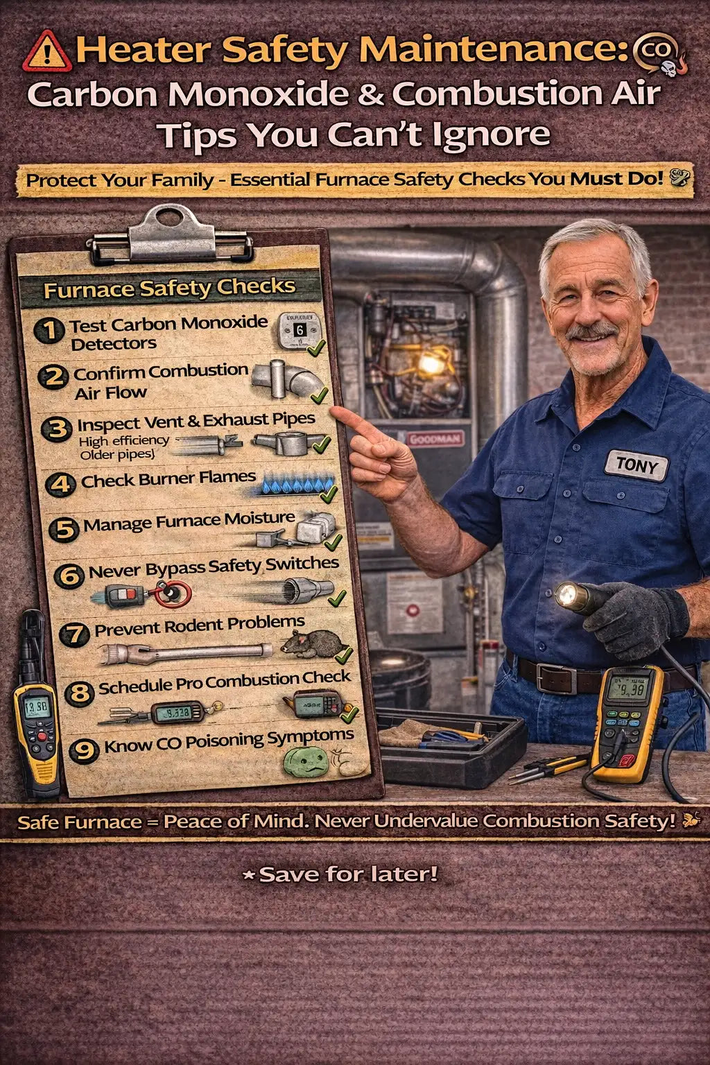 Heater Safety Maintenance Carbon Monoxide & Combustion Air Tips You Can’t Ignore