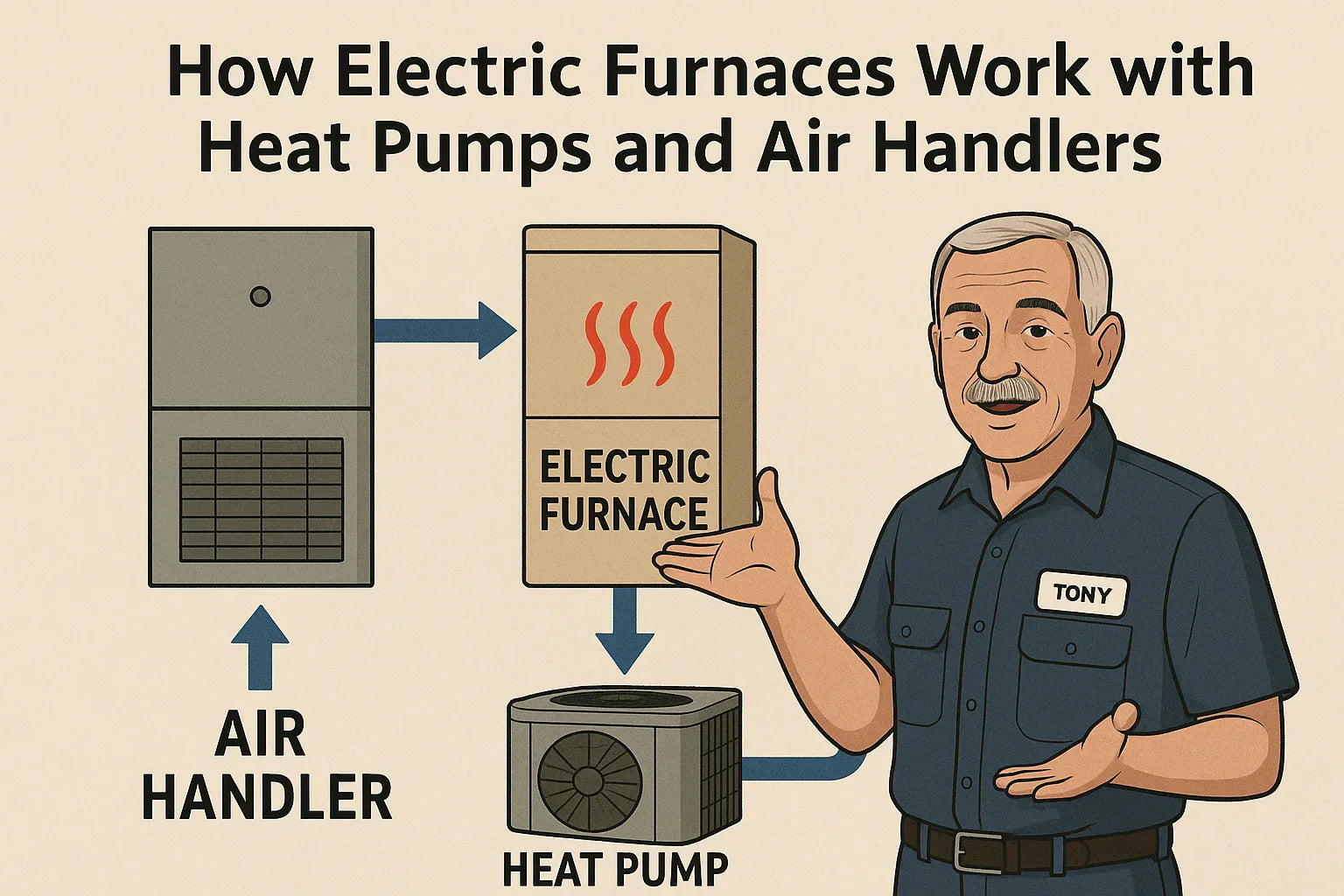 How Electric Furnaces Work with Heat Pumps and Air Handlers