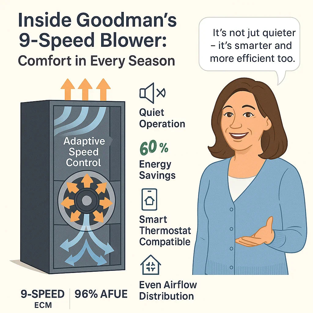 How Goodman’s 9-Speed Blower Improves Comfort and Efficiency