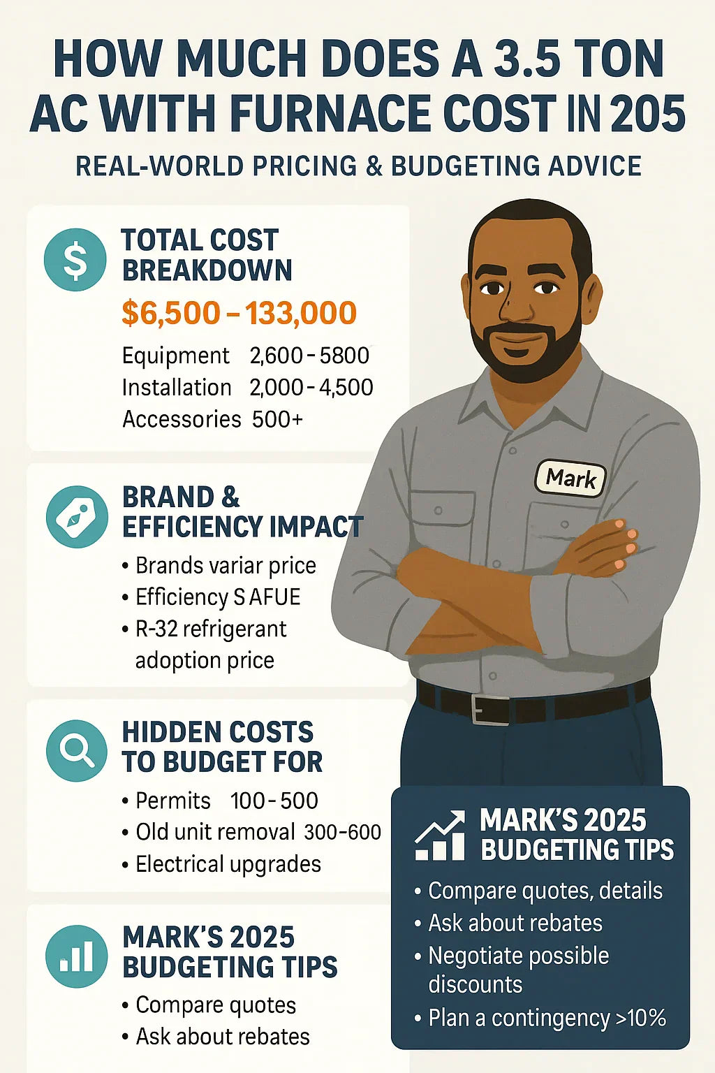 How Much Does a 3.5 Ton AC with Furnace Cost in 2025? Real-World Pricing & Budgeting Advice