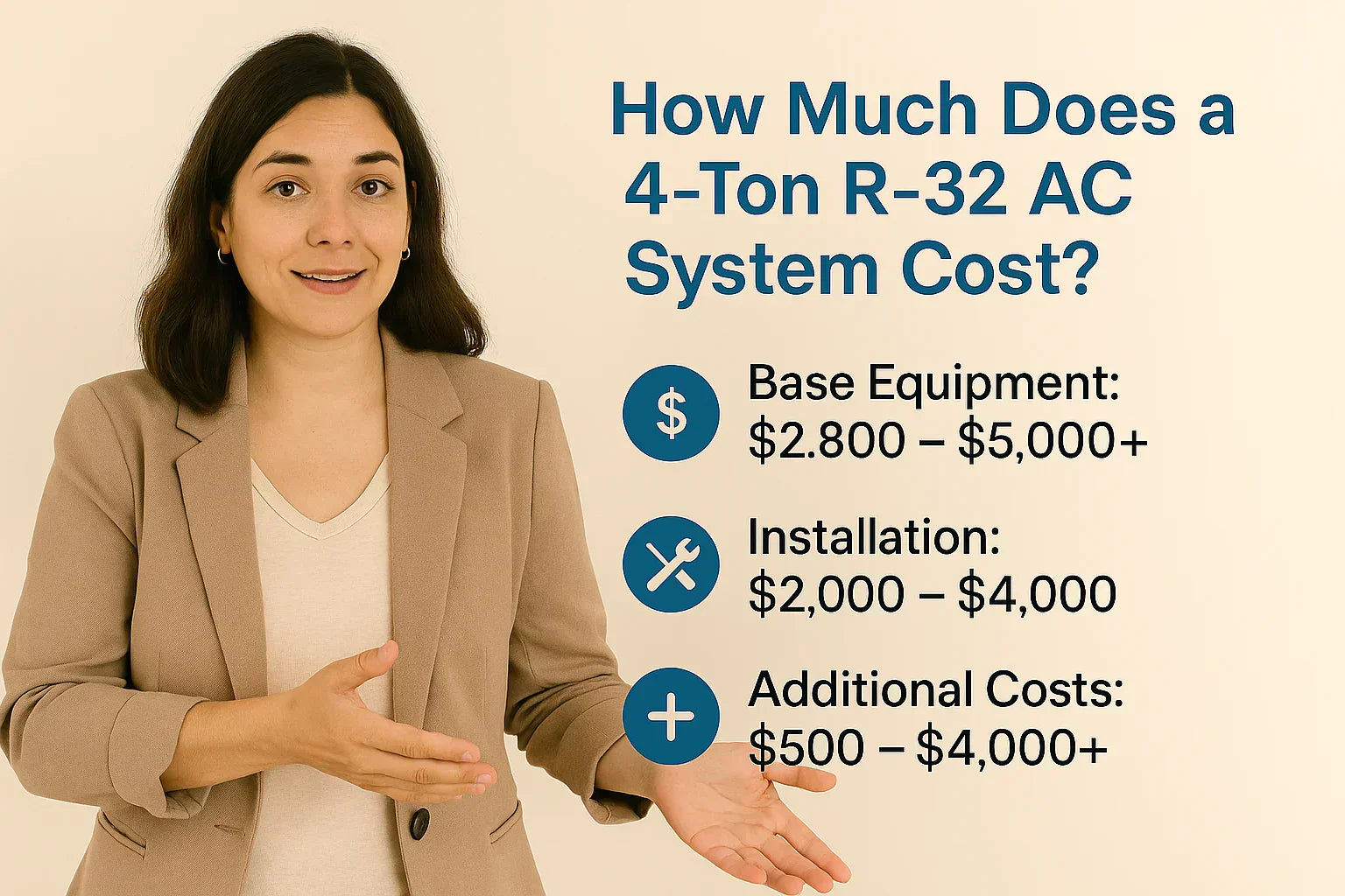 How Much Does a 4-Ton R-32 AC System Cost Real-World Budgeting Tips