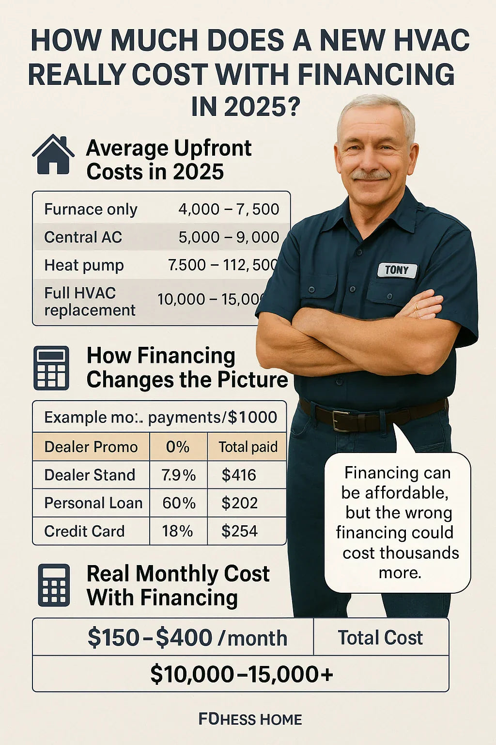 How Much Does a New HVAC Really Cost with Financing in 2025