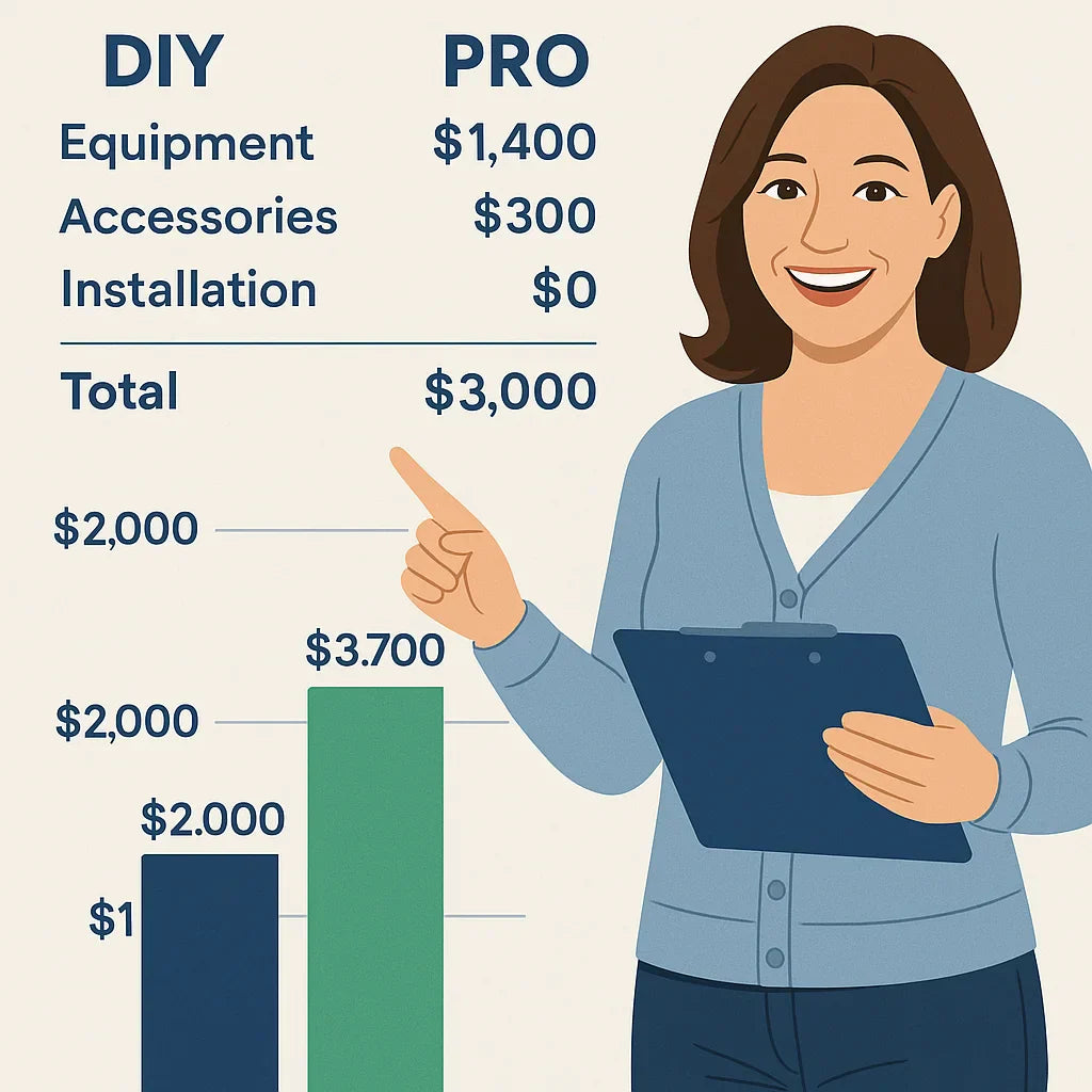 How Much Does an 18,000 BTU Mini Split Really Cost? Equipment, Accessories & Installation Budgeting