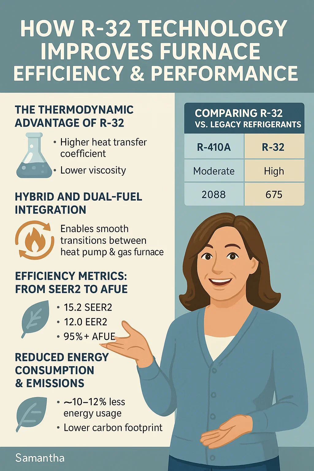 How R-32 Technology Improves Furnace Efficiency & Performance