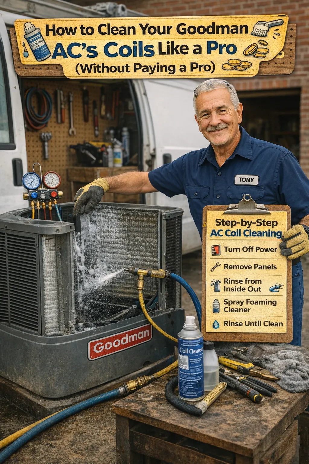 How to Clean Your Goodman AC’s Coils Like a Pro (Without Paying a Pro)