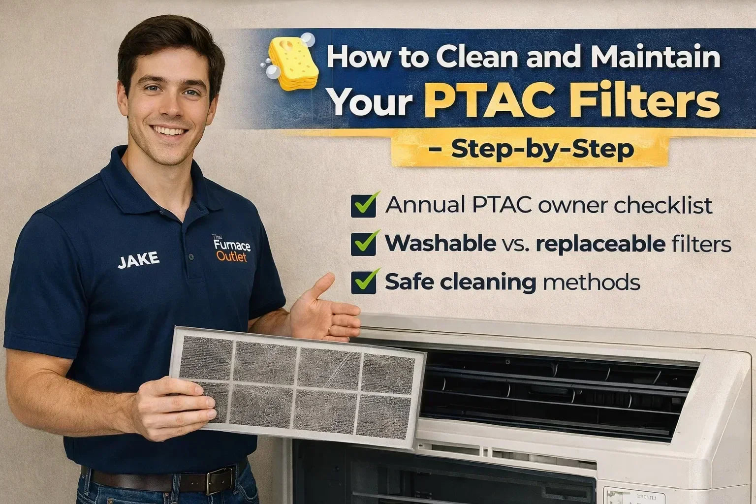 How to Clean and Maintain Your PTAC Filters — Step-by-Step