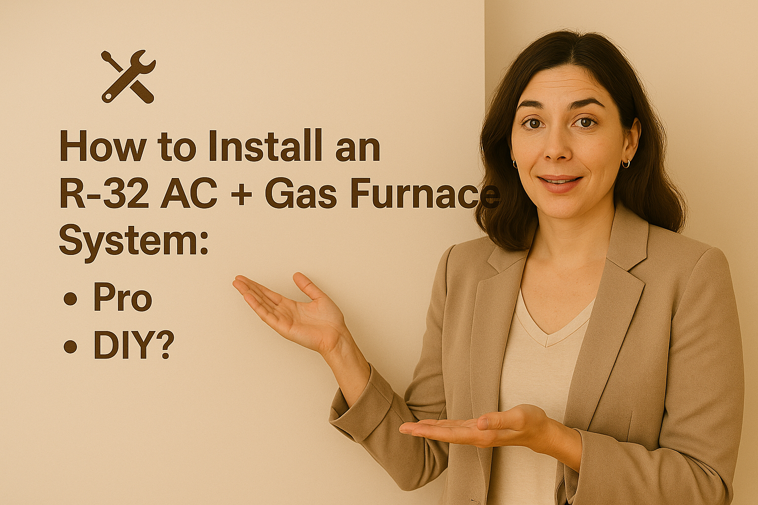 How to Install an R-32 AC + Gas Furnace System: Pro or DIY?