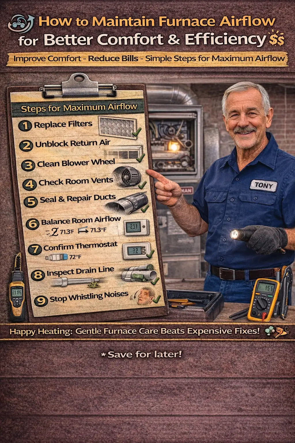 How to Maintain Furnace Airflow for Better Comfort & Efficiency