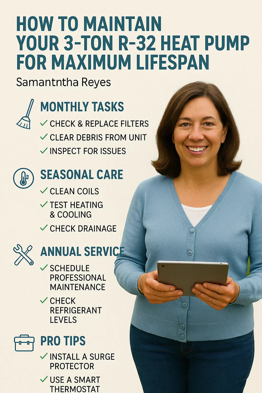 How to Maintain Your 3-Ton R-32 Heat Pump for Maximum Lifespan