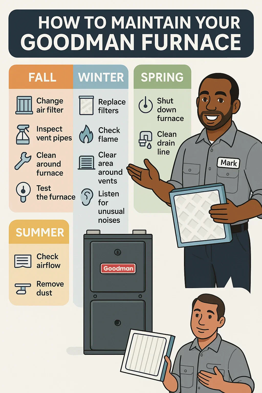 How to Maintain Your Goodman Furnace Seasonal DIY Care & Pro Tune-Up Tips