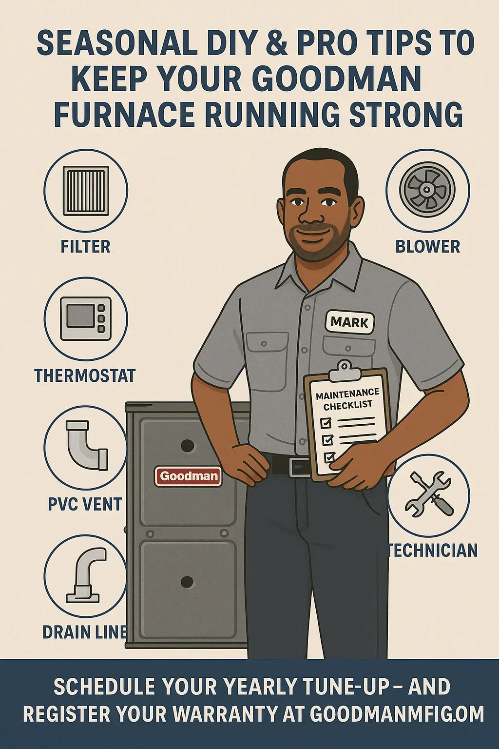 How to Maintain Your Goodman Furnace Seasonal DIY Care & Pro Tune-Up Tips