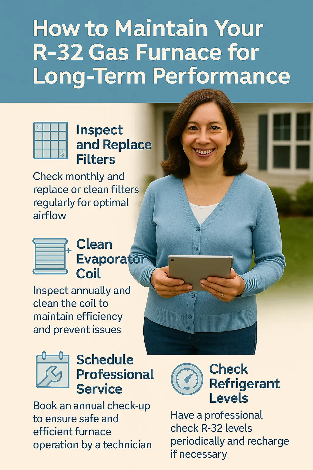 How to Maintain Your R-32 Gas Furnace for Long-Term Performance