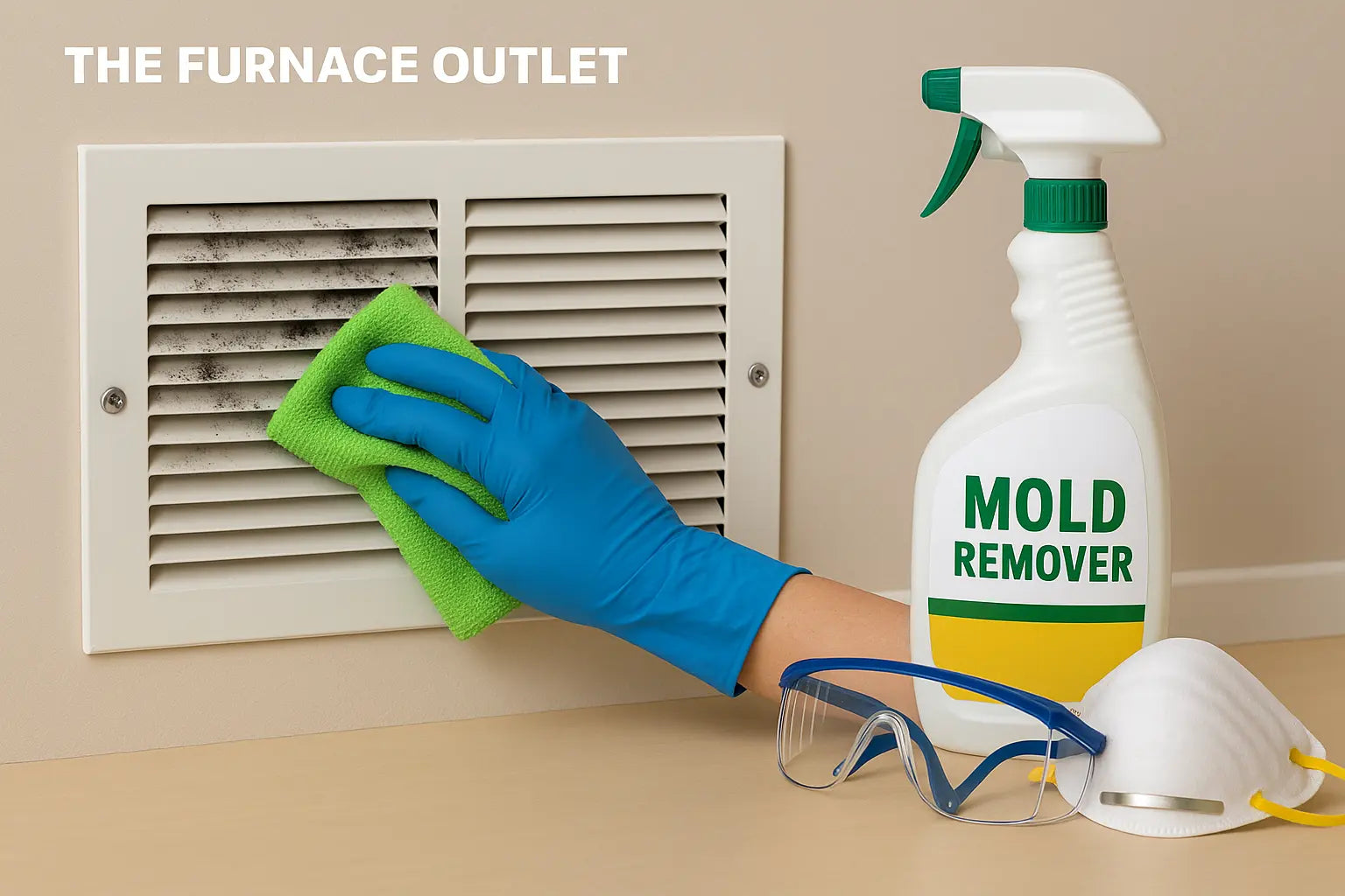 How to Safely Remove Mold from HVAC Vents Without Spreading Spores