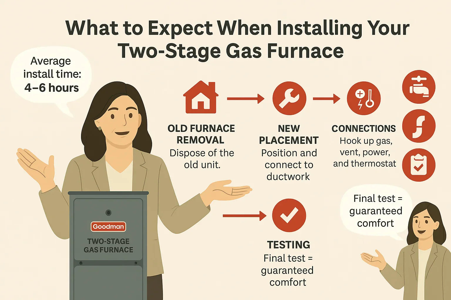 Installation 101 — What to Expect When Setting Up a Two-Stage Gas Furnace