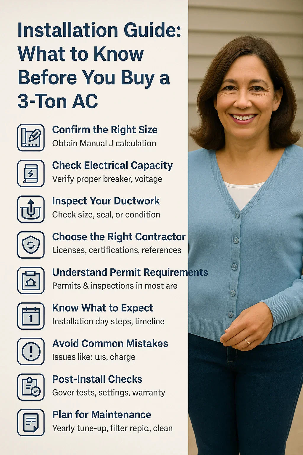 Installation Guide What to Know Before You Buy a 3-Ton AC